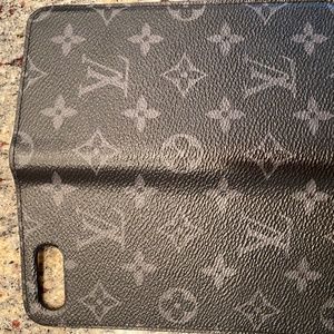 Louis Vuitton Damier Graphite 7/8 iPhone folio cas